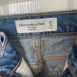 A&F skinny hi rise